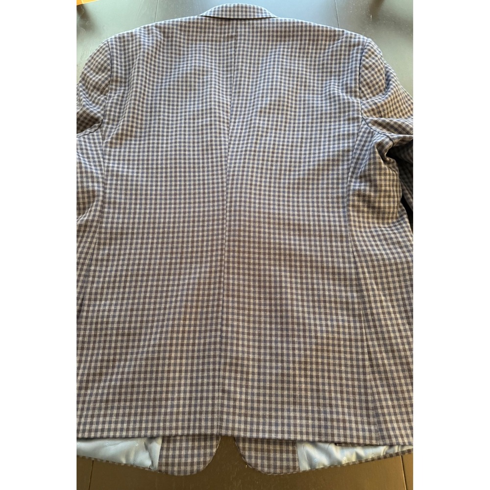 Oak Hill Sport Coat Mens 3XLT (54-56) Blue Check Two-Button Blazer Jacket‎ - Picture 11 of 14